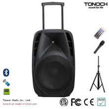 Altifalante PA de 15 polegadas DJ Speaker Club com bateria